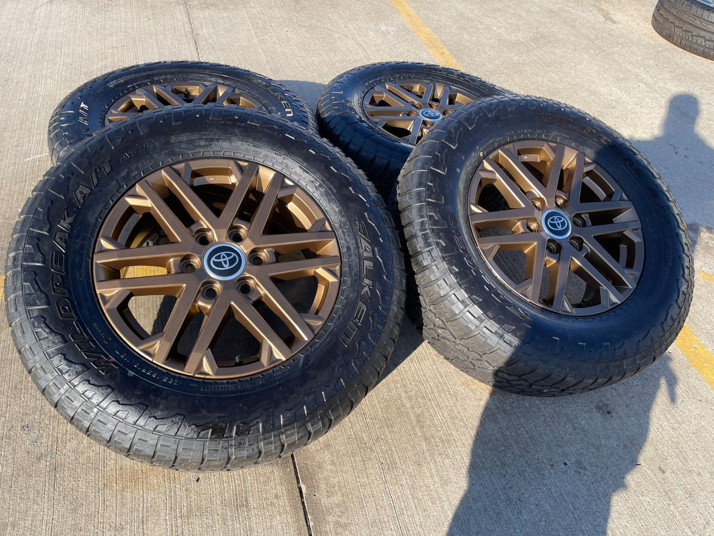 18" Toyota Tundra TRD OEM wheels rims 75281 Sequoia LX600 2025 2026 NEW FALKEN
