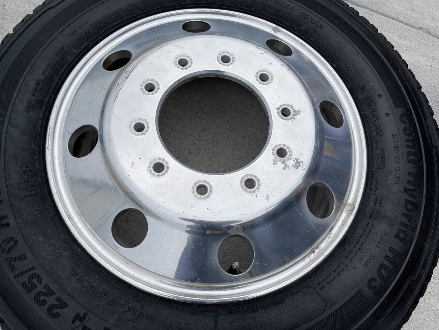 19.5" Ford F-450 Dually F-550 rim wheel RAM OEM FRONT 10x225 2024 2025 2026