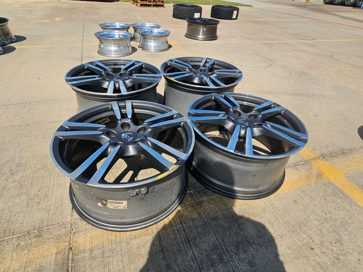 20" 20x9.5 20x11 Porsche Panamera OEM 67415 67416 wheels rims Cayenne GTS SET