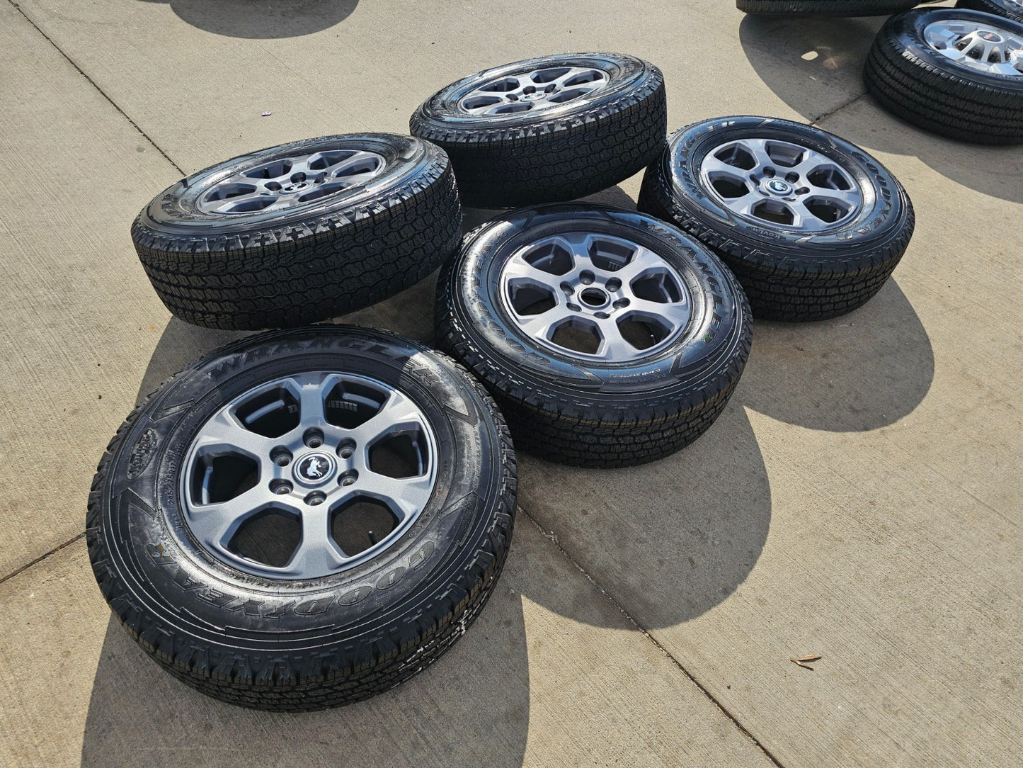 17" Ford Bronco Big Bend wheels rims 10384 OEM Ranger 2024 2025 2026 GOODYEAR