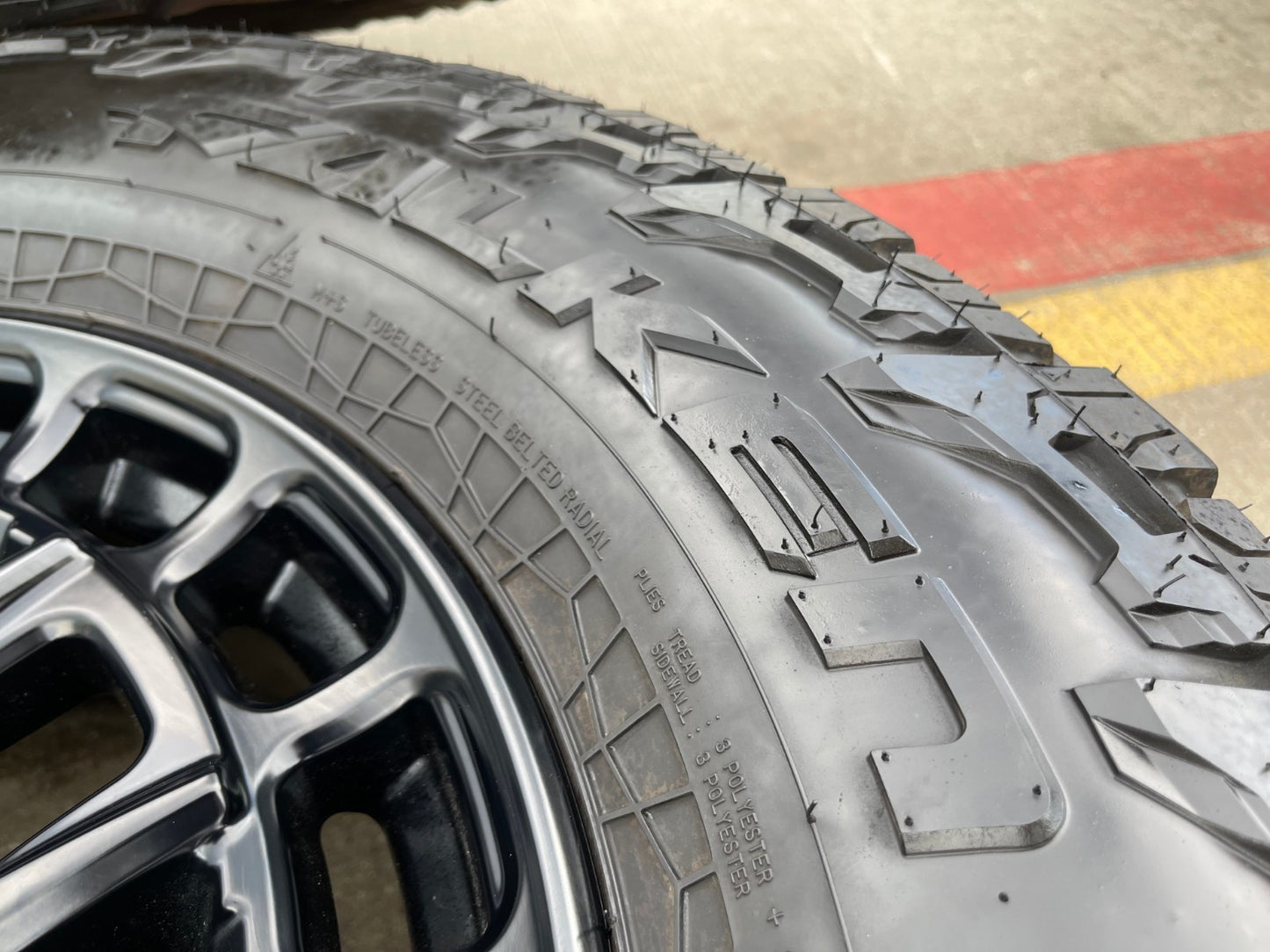 18" Toyota Tundra TSS T FORCE TRD OEM black wheels rims Sequoia 2025 NEW 35"