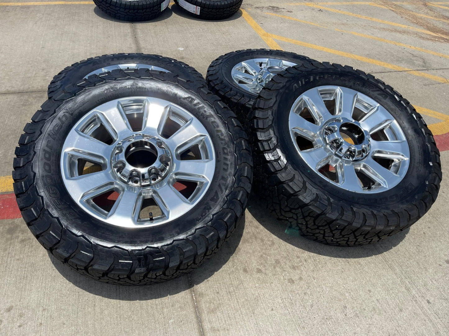 20" Ford F-250 F-350 Platinum OEM rims wheels 10103 tires BFG KO3 A/T