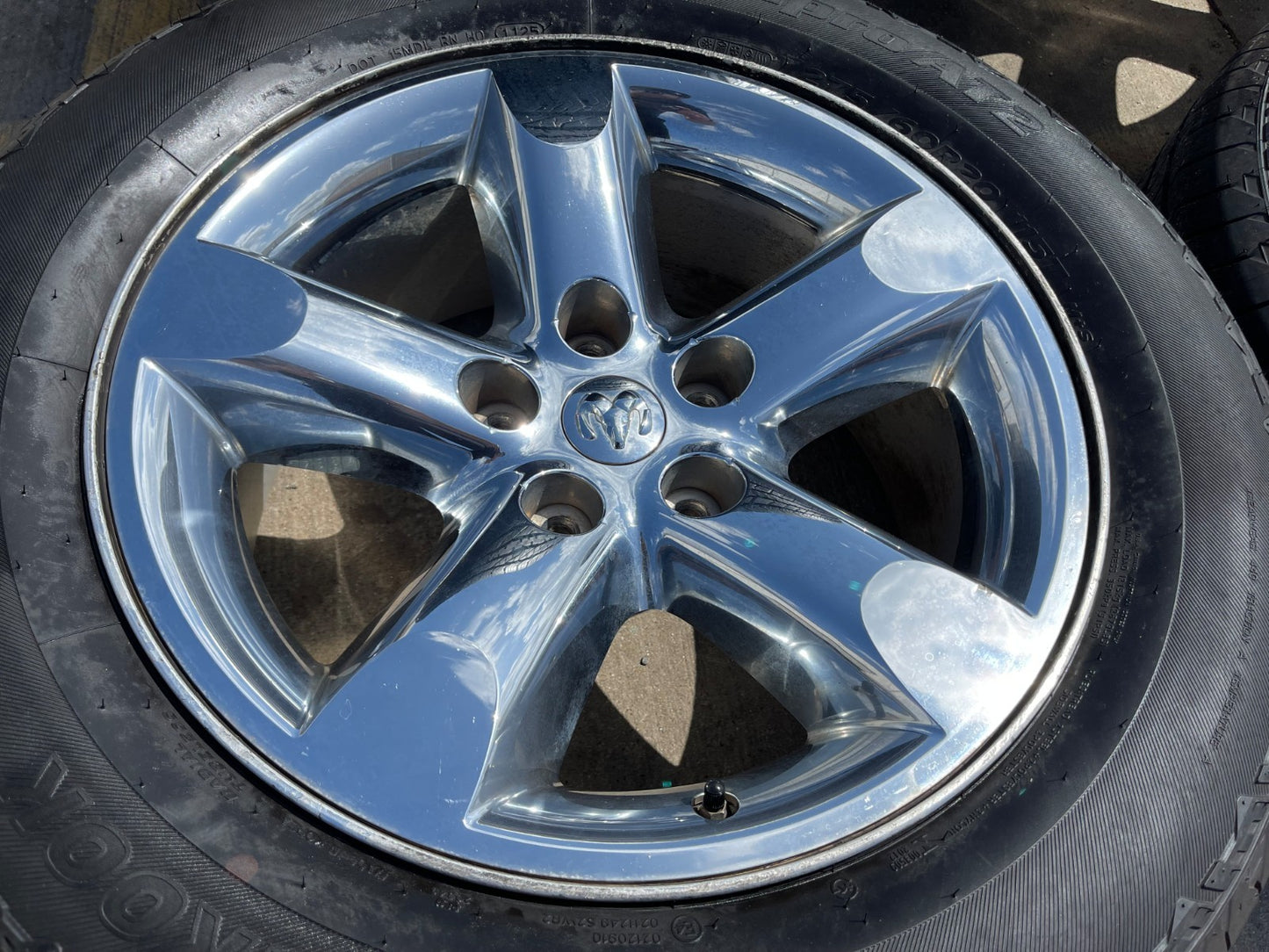 20" Dodge Ram 1500 OEM wheels rims 2267 CHROME 5x139 tires HANKOOK