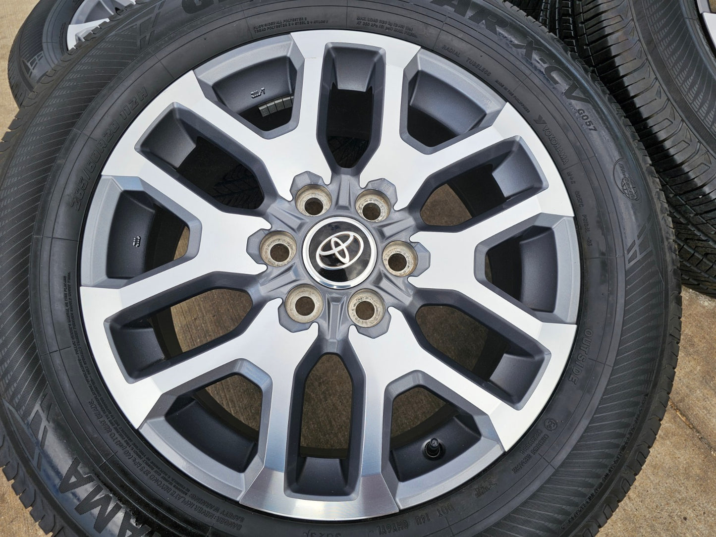20" Toyota Tundra TSS TRD OEM wheels rims 75277 95359 Sequoia 2024 2025 2026