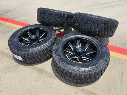 20" 20x10 AXE Off-Road Artemis Chevy Silverado GMC Sierra 2500 rims wheels 8x180