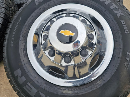 17" Chevy Silverado GMC Sierra 3500 Dually simulator rims wheels OEM 8094 NEW