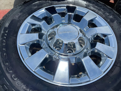 20" GMC Sierra 2500 3500 DENALI OEM 5704 wheels rims tires BRIDGESTONE