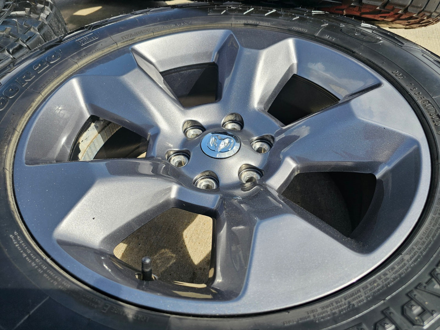 20" Ram 1500 OEM LIMITED Laramie wheels rims gray SET 2675 2722 NITRO 33"