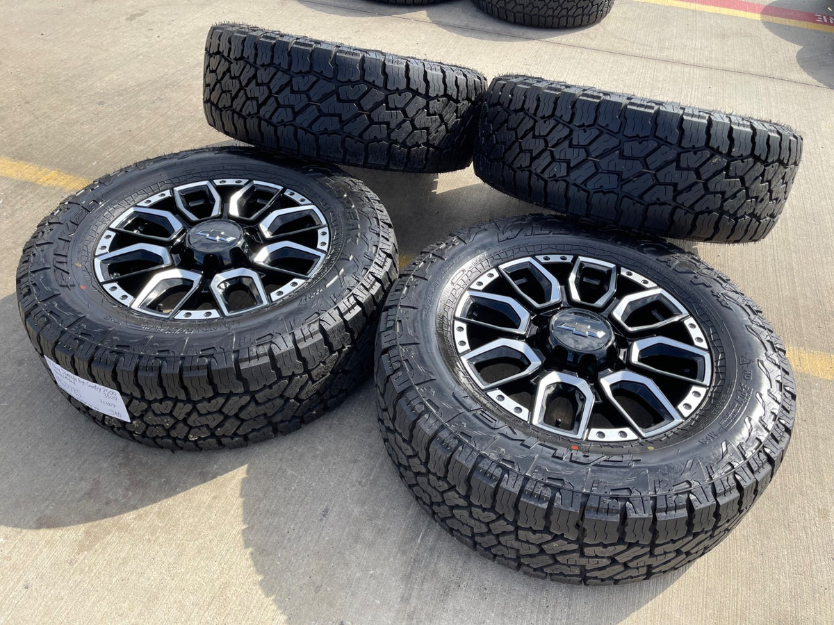 20" Chevy Silverado ZR2 GMC AT4X 2500 3500 OEM wheels rims SET FALKEN 35" NEW