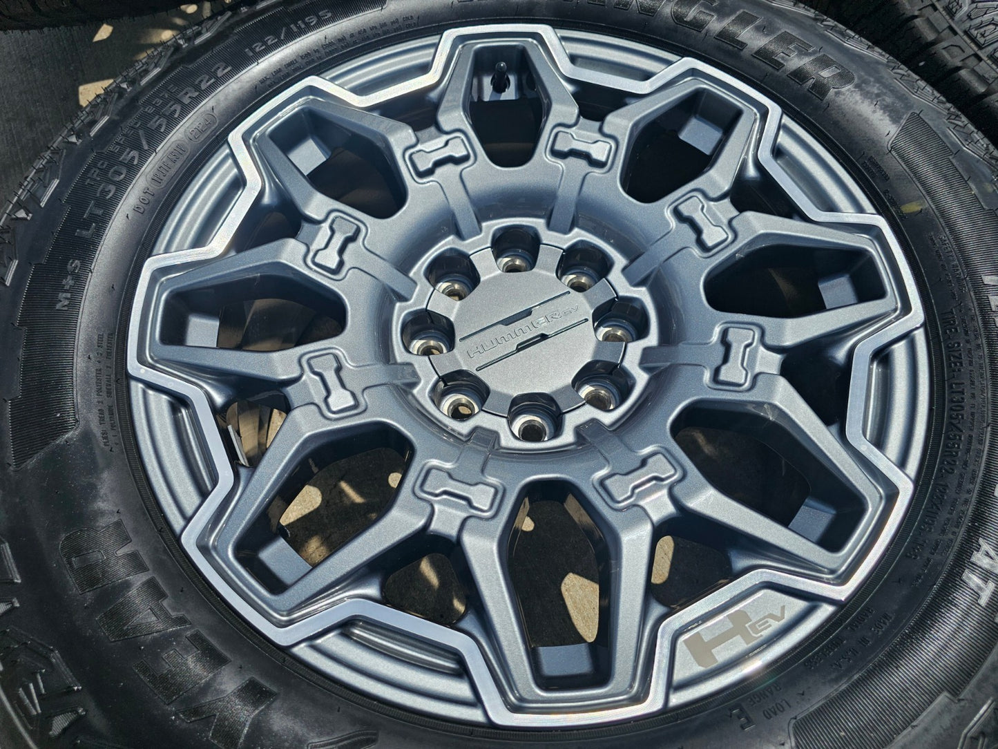 22" Hummer EV HEV 2500 OEM 8x165 14094 wheels rims 2022 2023 2024 2025 2026 NEW