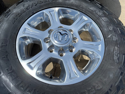 18" Ram 2500 3500 Laramie Power Wagon OEM wheels rims 2692 SET NITRO 34"