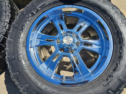 20x9 Caroll Shelby Ford F-150 Expedition OEM wheels rims tires 33" NITTO