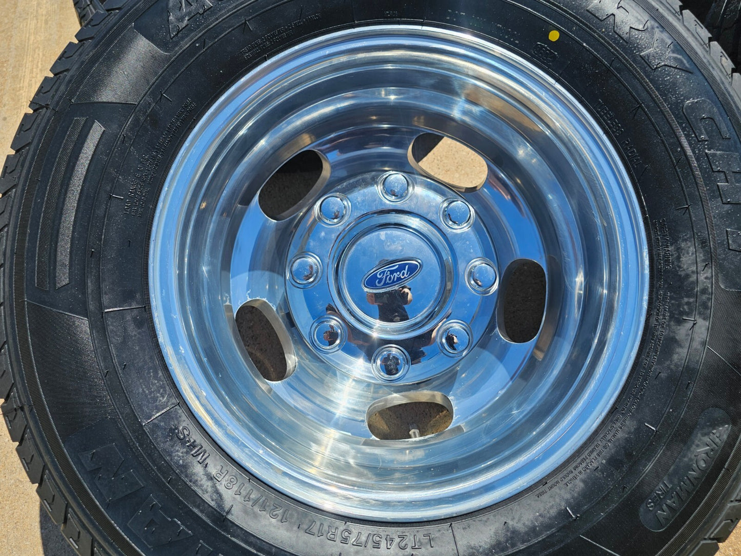 17" Ford F-350 Dually OEM rims wheels 3618 3619 99016 tires IRONMAN NEW