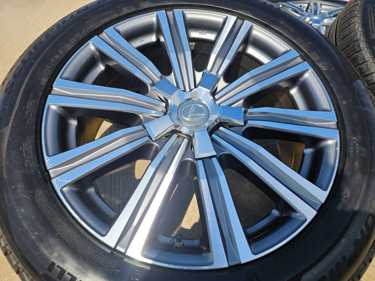 21" Lexus LX570 Toyota Land Cruiser OEM 74341 wheels rims 5x150 PIRELLI NEW