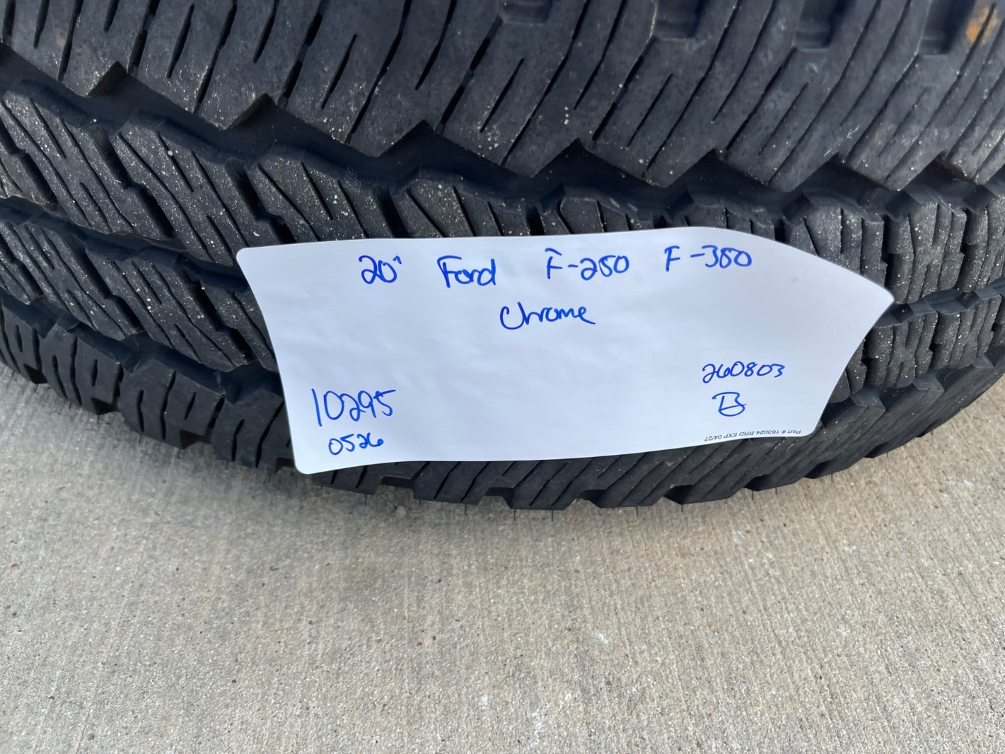 20" Ford F-250 F-350 OEM LIMITED 10295 25085 10552 wheels rims 2025 2026 SET