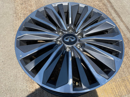 (1) 22" Infiniti QX80 QX56 Nissan Titan Armada OEM wheel rim 2024 2025