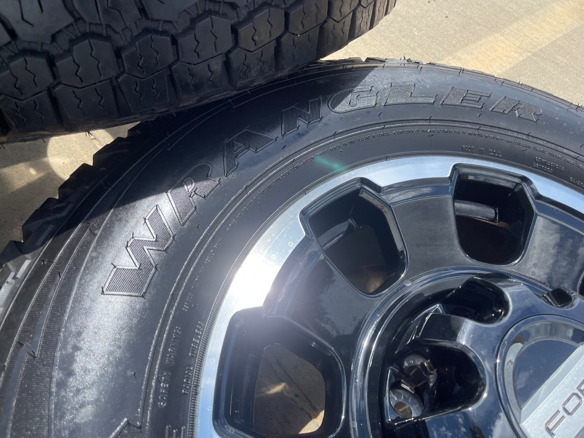 18" Ford F-250 F-350 OEM TREMOR rims wheels 10482 tires SET GOODYEAR A/T