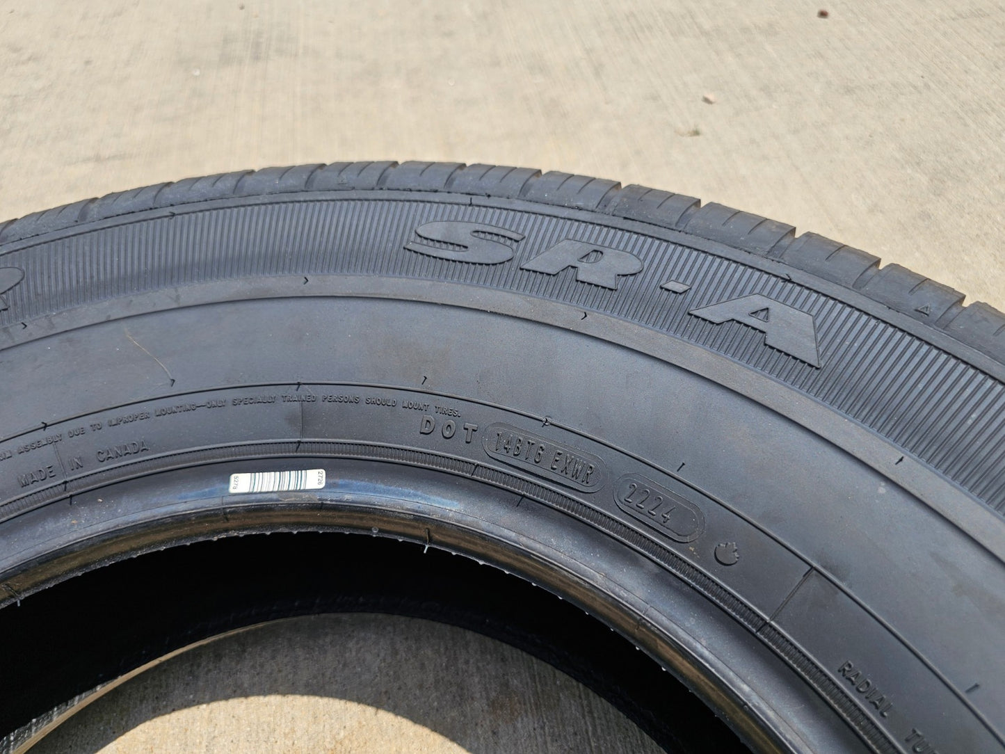 (1) 265/70/17 Goodyear Wrangler SR-A tire P265/70R17 113R M+S NEW