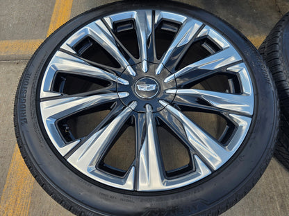 24" Cadillac Escalade PLATINUM OEM wheels rims V 2023 2024 2025 2026 2027 NEW