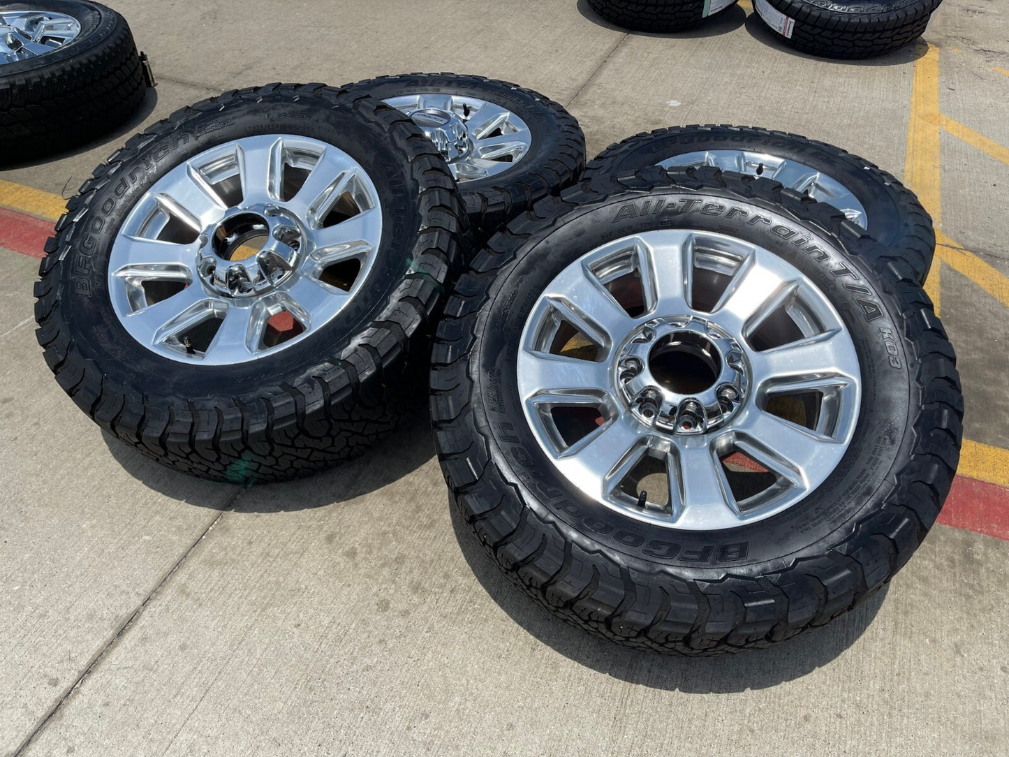 20" Ford F-250 F-350 Platinum OEM rims wheels 10103 tires BFG KO3 A/T