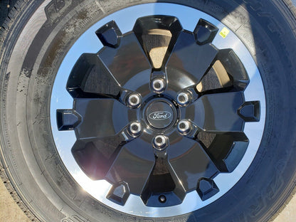 18" Ford Bronco BADLANDS OEM black wheels rims 10282 Ranger 2021 2022 2023 2024