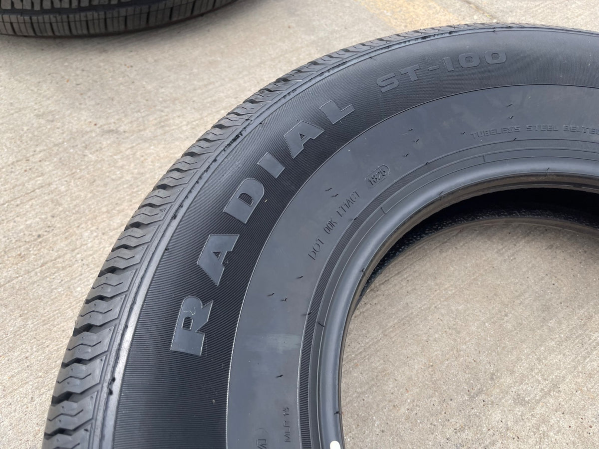 (1) 225/75/15 HI-RUN ST-100 Radial tire ST225/75R15 Trailer LT 10 ply LRE NEW