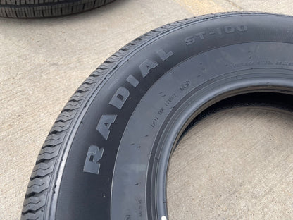 (1) 225/75/15 HI-RUN ST-100 Radial tire ST225/75R15 Trailer LT 10 ply LRE NEW