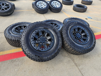 (5) 18" Hummer beadlock EV HEV 2500 OEM wheels rims 2024 2025 2026 2027 NEW 35"