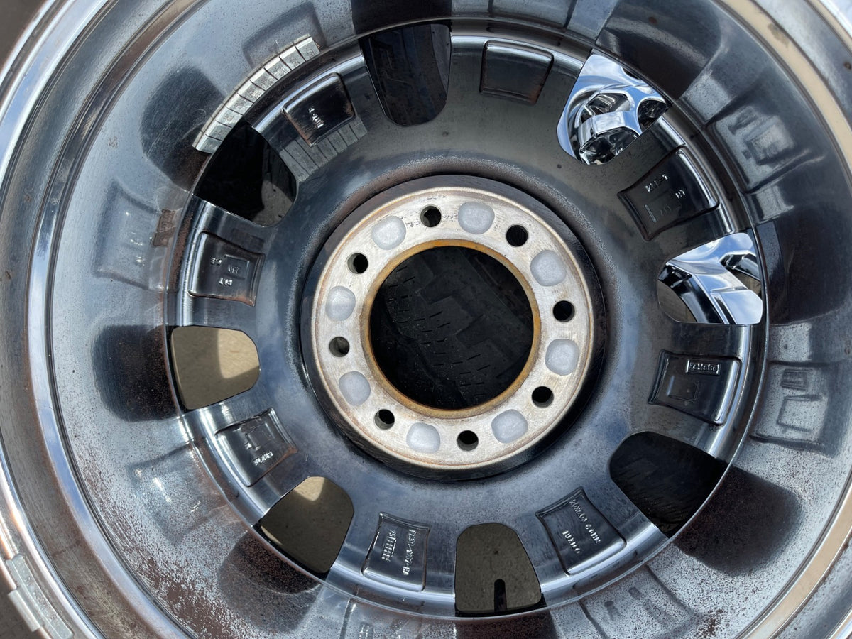20" Ford F-250 F-350 OEM 10295 25085 10552 chrome wheels rims SET BRIDGESTONE