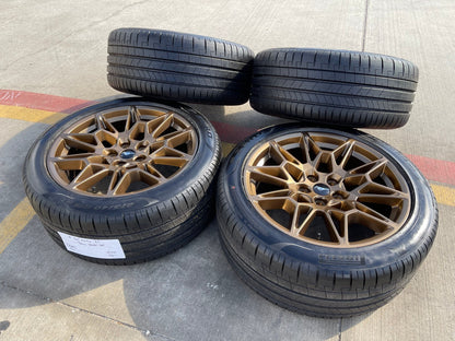 19" Ford Mustang GT Track Pack OEM 10600 10603 Bronze wheels rims 2025 2026 NEW