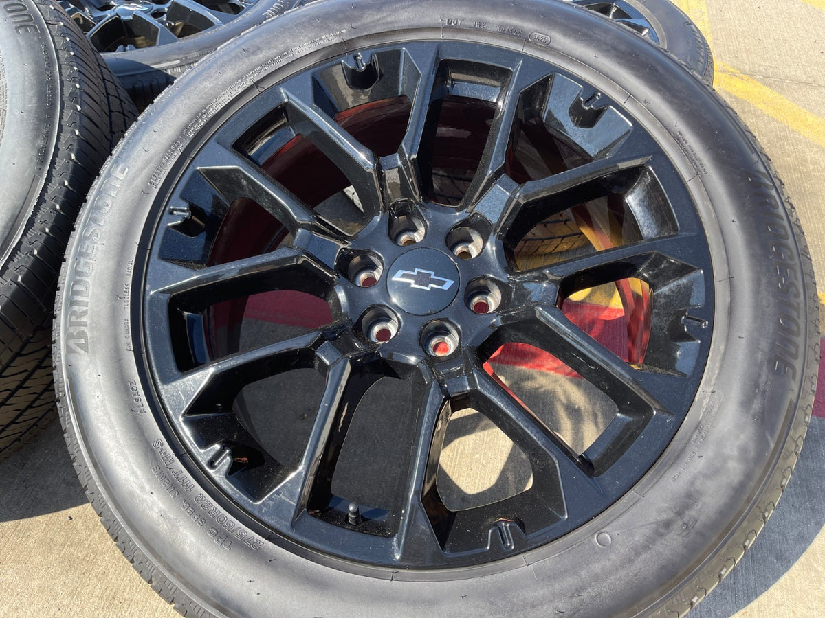 22" Chevy Tahoe Escalade GMC Yukon Sierra OEM 14079 wheels rims 2025 2026 SET