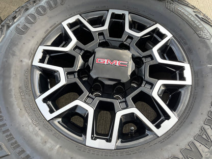 18" GMC Sierra AT4X Chevy Trail Boss 2500 OEM 14136 wheels rims GOODYEAR 35"