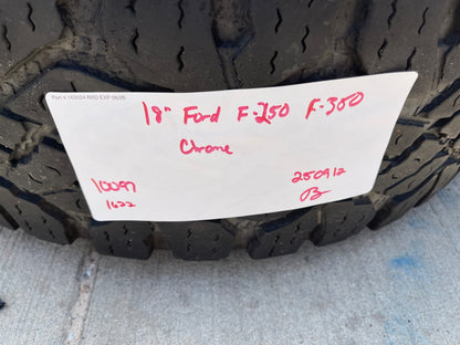 18" Ford F-250 F-350 TREMOR OEM CHROME rims wheels 10097 tires GOODYEAR 35"
