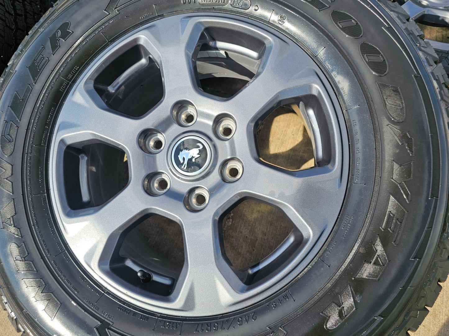 17" Ford Bronco Big Bend wheels rims 10384 OEM Ranger 2024 2025 2026 GOODYEAR