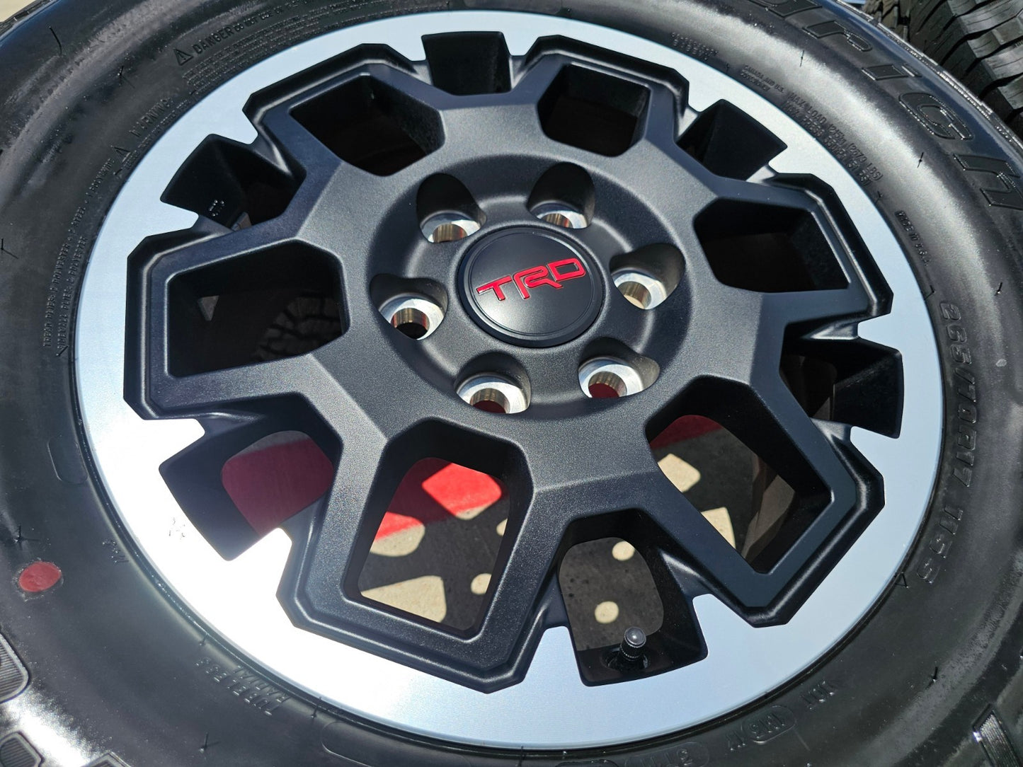 17" Toyota Tacoma 4Runner TRD OEM 10638 wheels rims SET 2025 2026 BFG A/T NEW