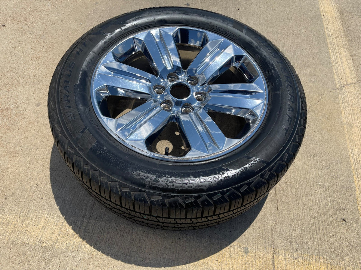 20" Ford F-150 Expedition Lariat OEM 10171 rim wheel tire CHROME spare single
