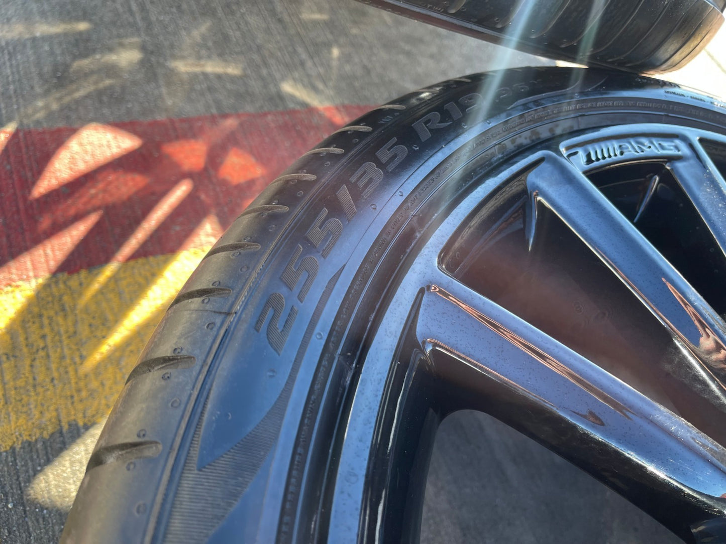 19" Mercedes AMG C E S Class OEM 85450 85451 wheels rims tires PIRELLI