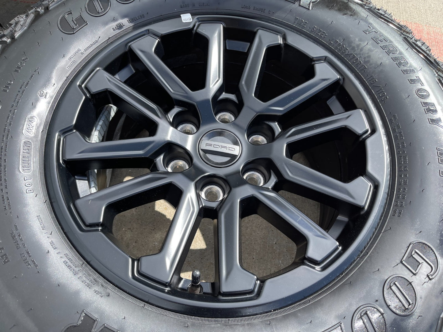 17" Ford F-150 Raptor OEM 10611 rims wheels Bronco 2025 2026 NEW GOODYEAR 33"