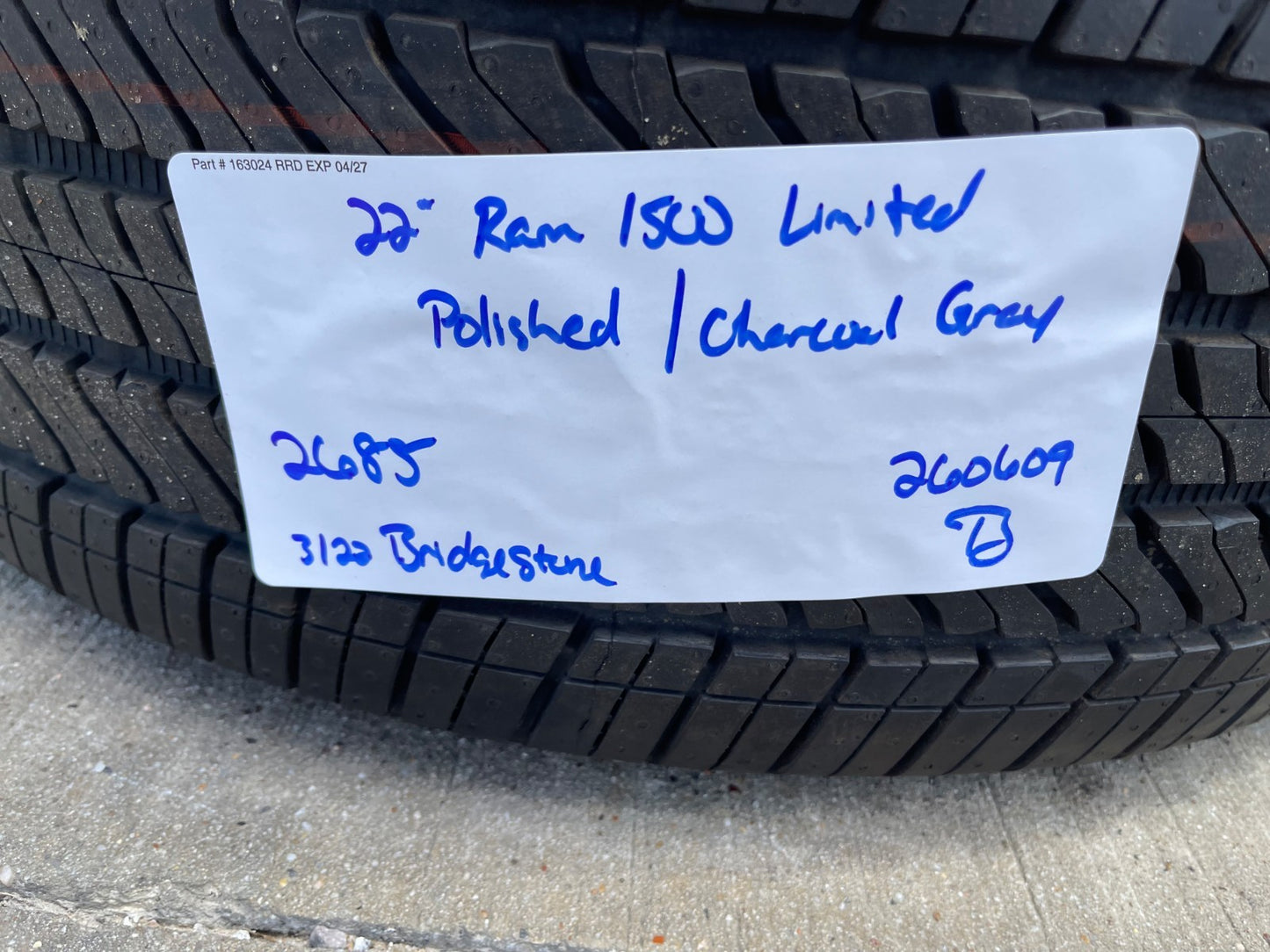 NEW 22" Dodge Ram 1500 OEM LIMITED wheels rims SET RIM# 2685 FITS 2019-2027
