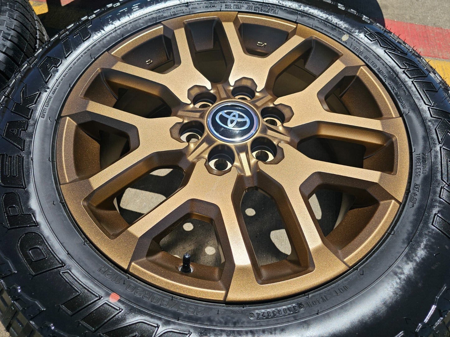 20" Toyota Tundra TSS TRD OEM wheels rims 95359 Sequoia bronze 2025 2026 NEW