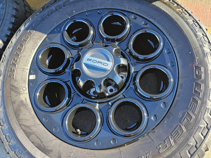 20" Ford F-250 F-350 OEM black Lariat 10299 10484 wheels rims 2024 2025 2026