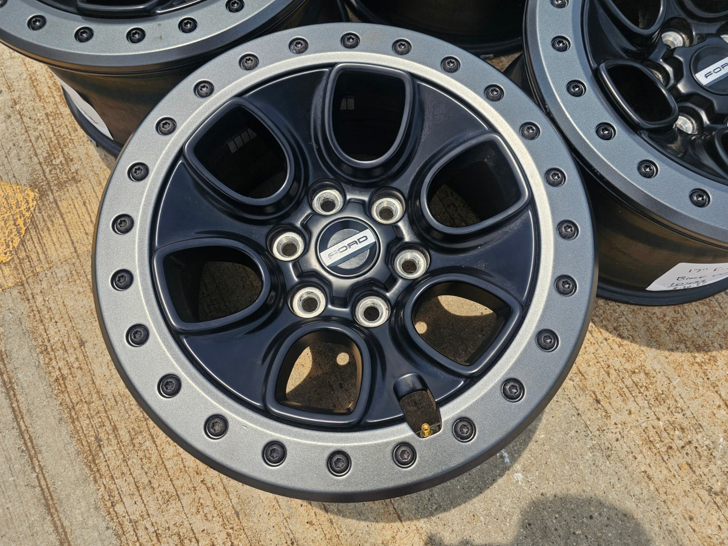 17" Ford F-150 Raptor OEM BEADLOCK rims wheels 10459 95210 SET NEW