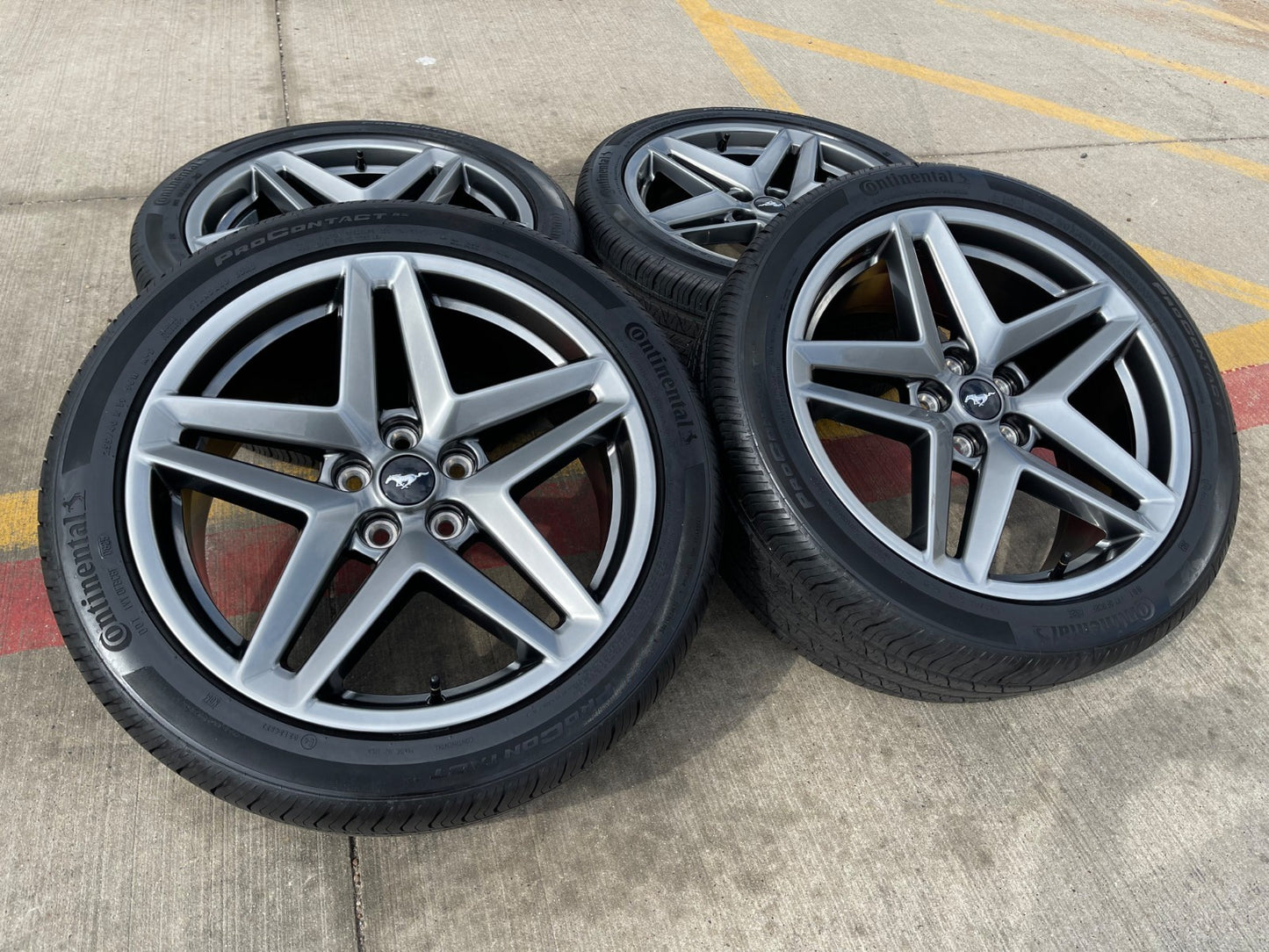 19" Ford Mustang Stealth GT OEM 10595 wheels rims 2024 2025 2026 2027 NEW