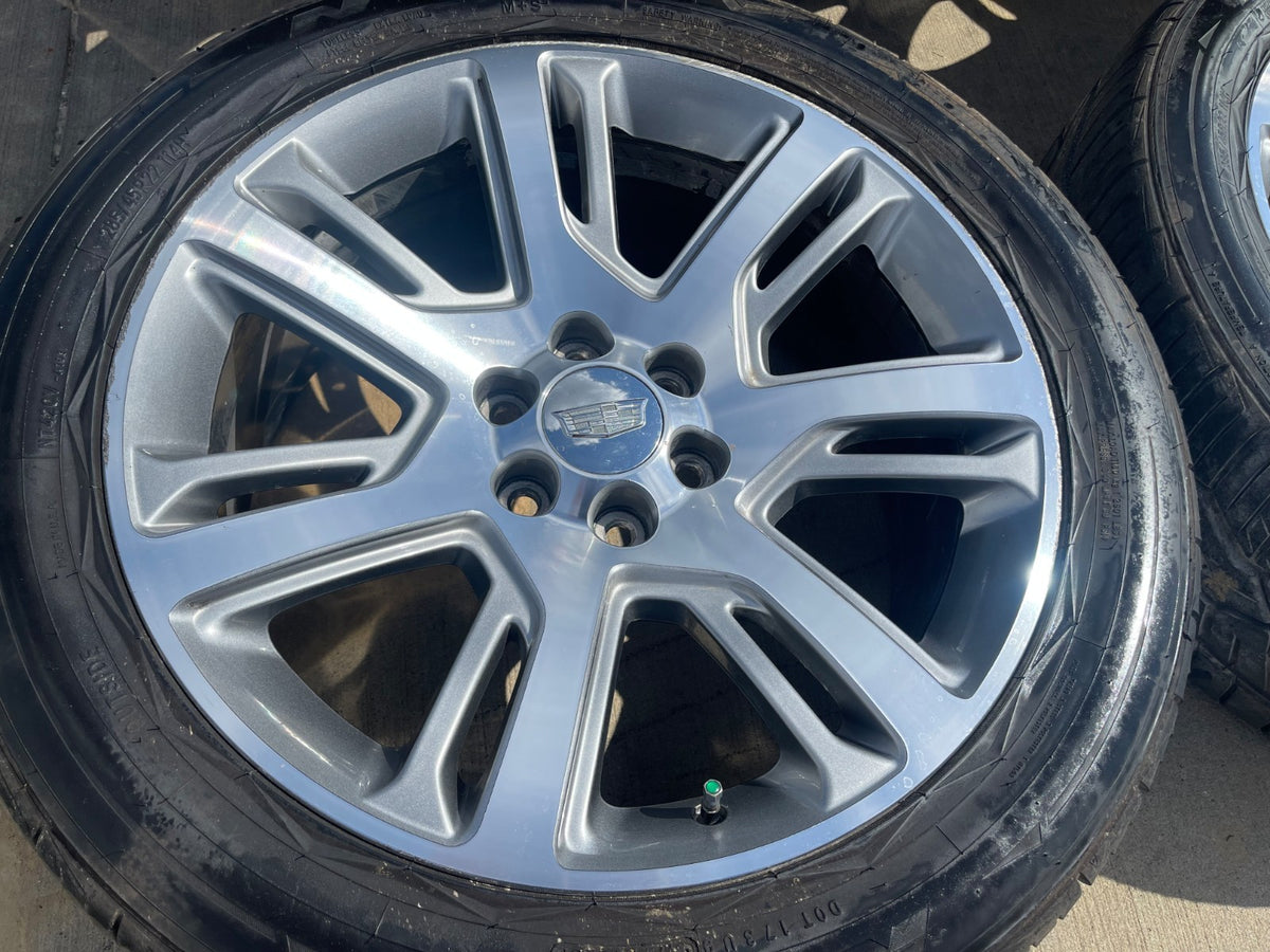 22" Cadillac Escalade Platinum OEM 4738 wheels rims tires NITRO SET