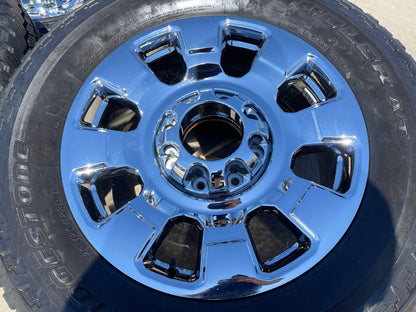 20" Ford F-250 F-350 OEM 10295 25085 10552 chrome wheels rims BRIDGESTONE SET