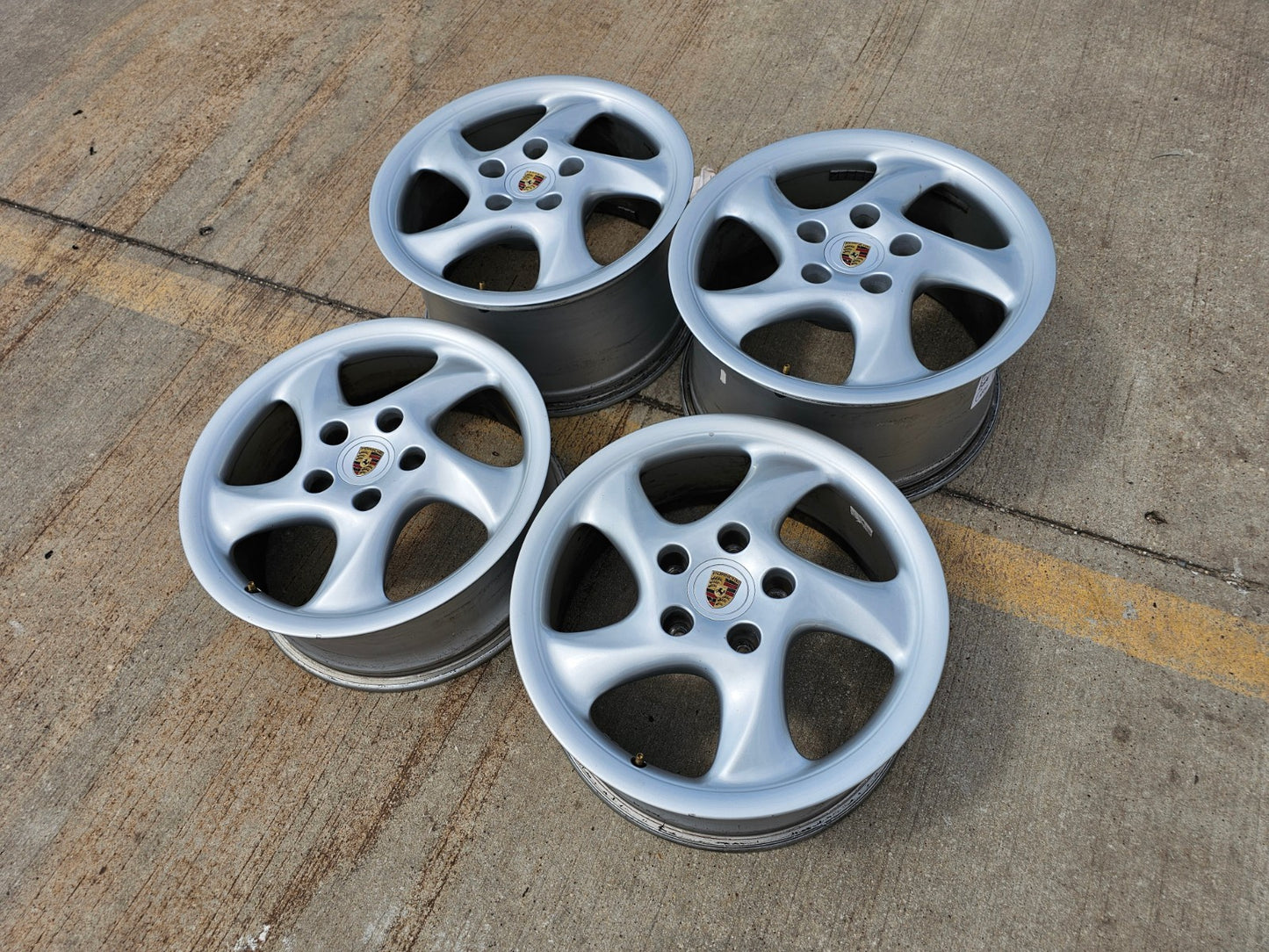18" Porsche Boxster OEM wheels rims 67236 67286