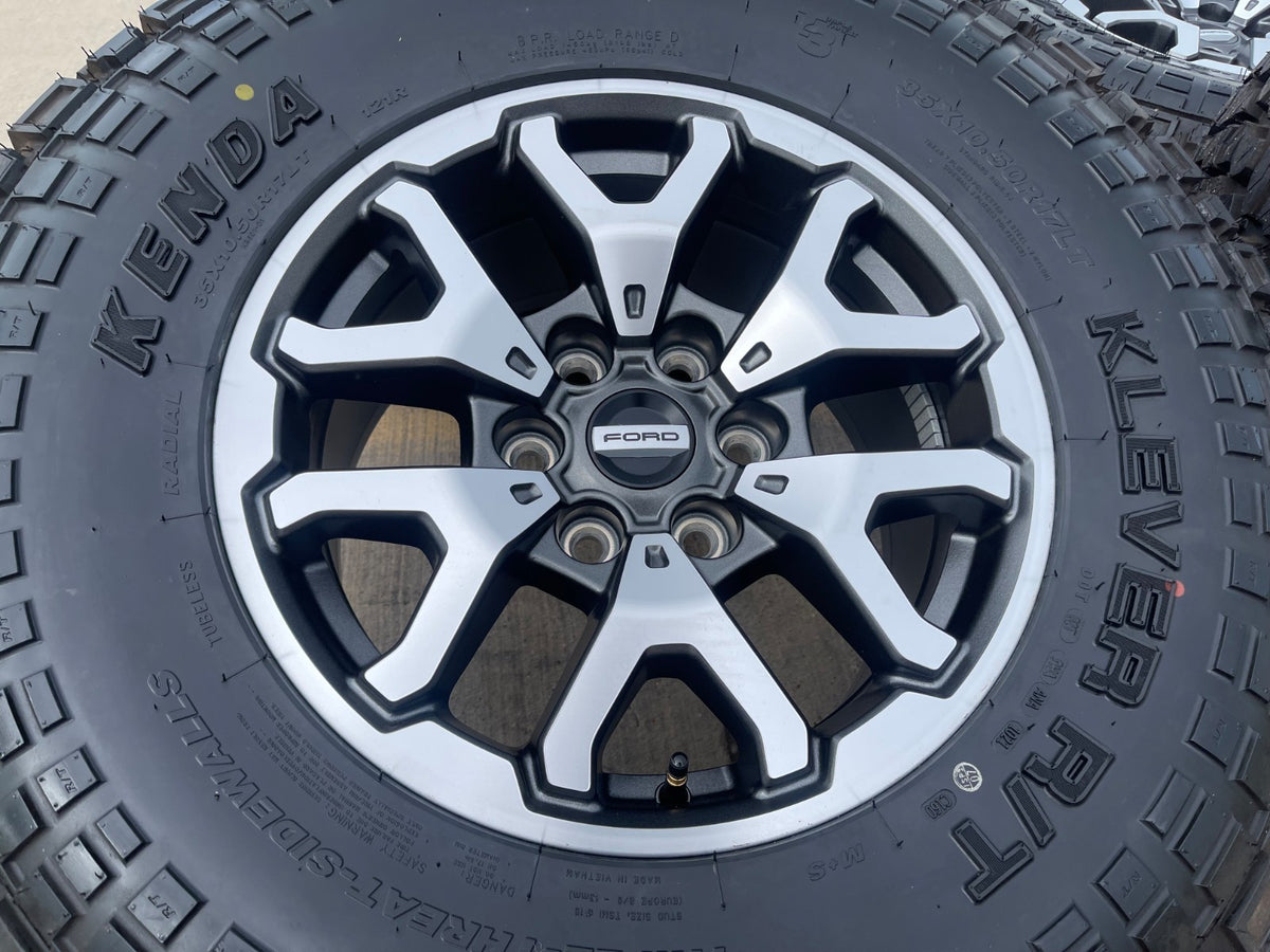 17" Ford F-150 Raptor Bronco OEM 95353 rims wheels SET KENDA R/T 35" NEW