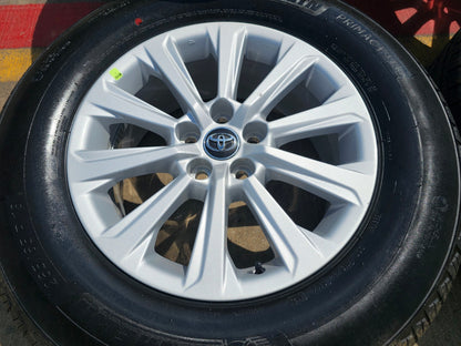 18" Toyota Grand Highlander OEM 10525 wheels rims Lexus TX350 SET MICHELIN NEW