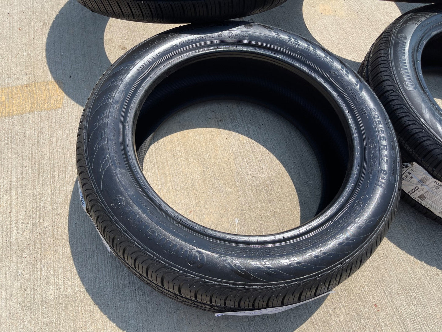 (4) 205/55/17 Continental Contipro Contact SSR 91H M+S 205/55R17 tires NEW