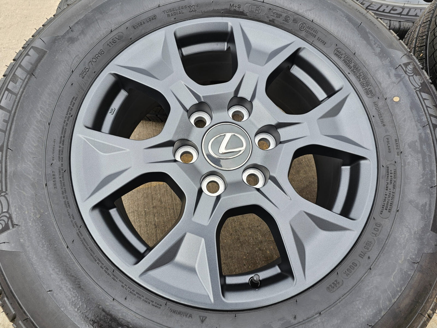 18" Lexus GX550 OEM wheels rims Toyota Land Cruiser Tundra Sequoia 2024 2025 NEW